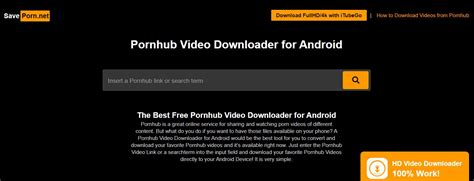 save pornhub|Best Online Pornhub Downloader